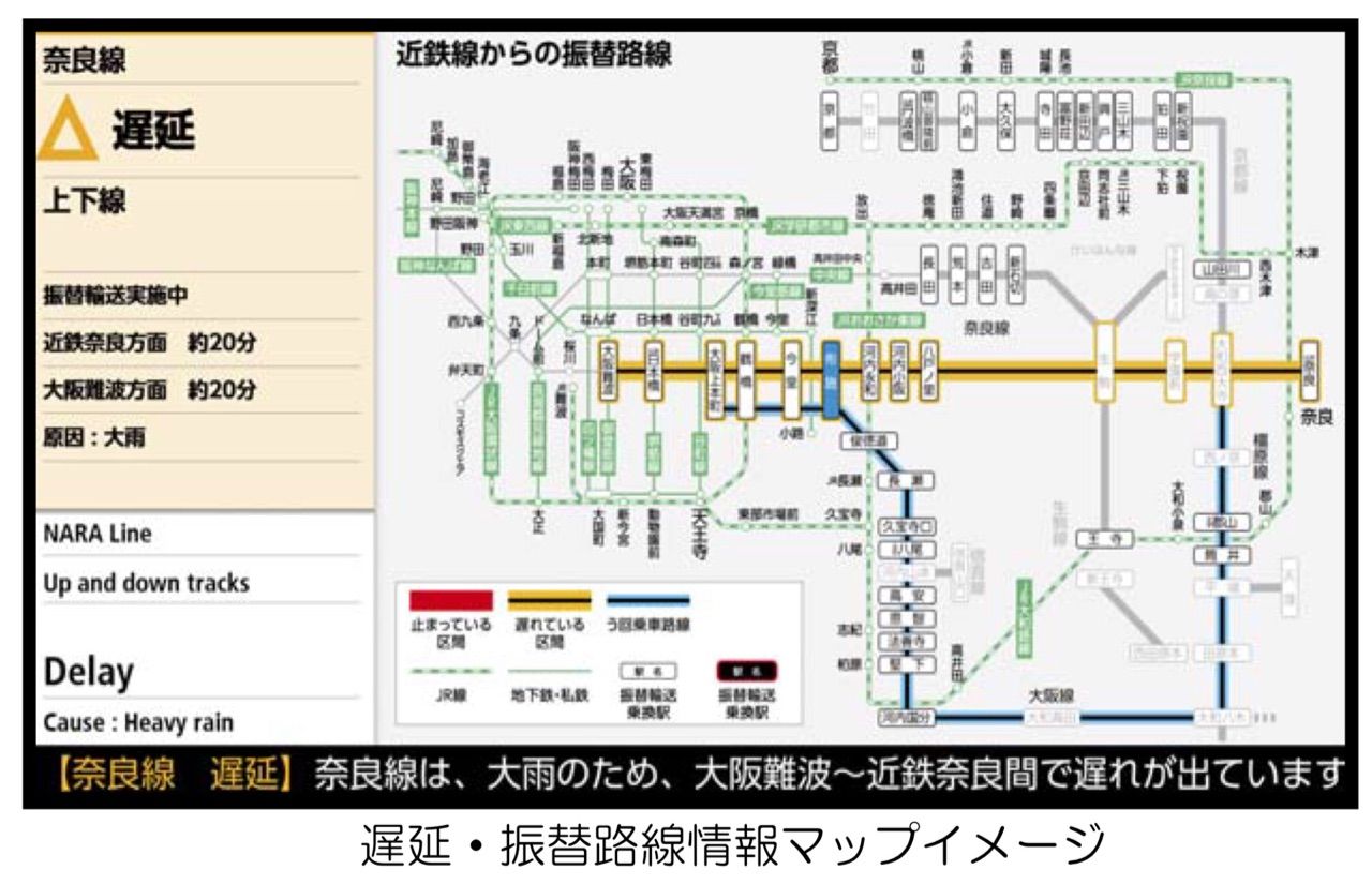 状況 近畿 鉄道 運行