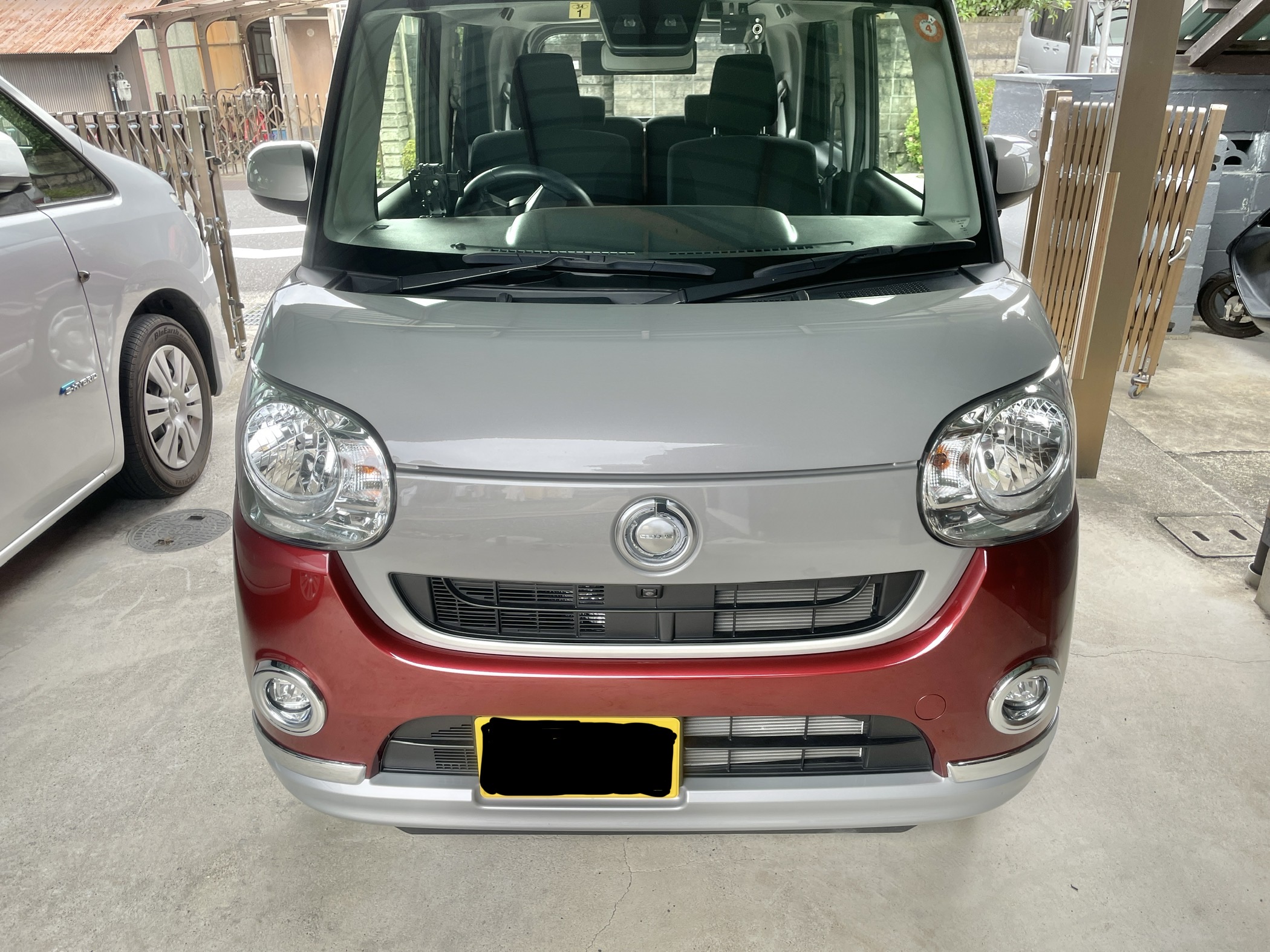 車にホーン取付け キャンバスのホーン交換 おとんの脳みそ