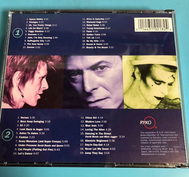 BOWIE THE SINGLES 1969 TO 1993 : THE LIRACLE (バンド)