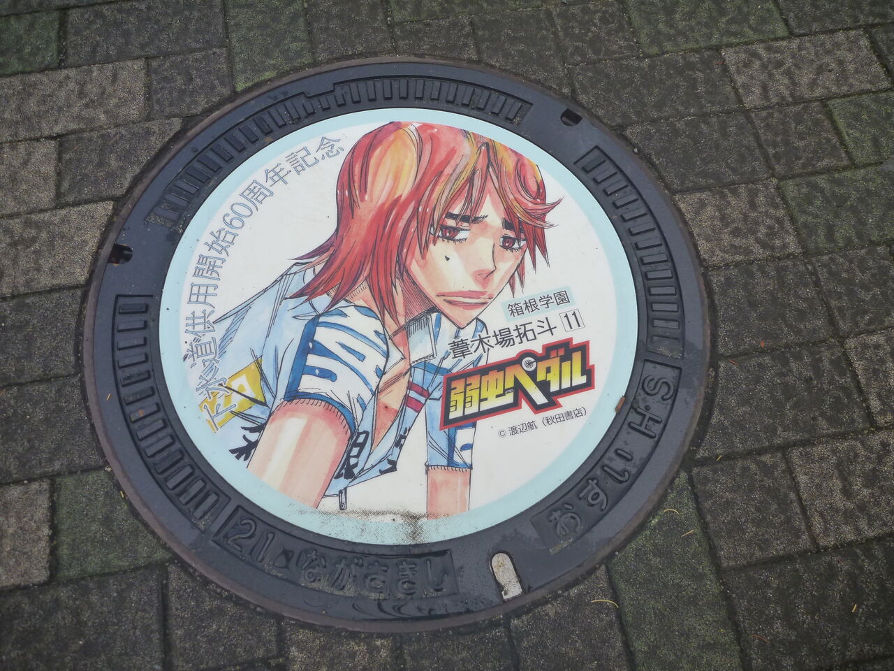 弱虫ペダルのマンホールが長崎に 葦木場拓斗 おととろんのつれづれ