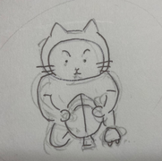 ほっかむ下絵