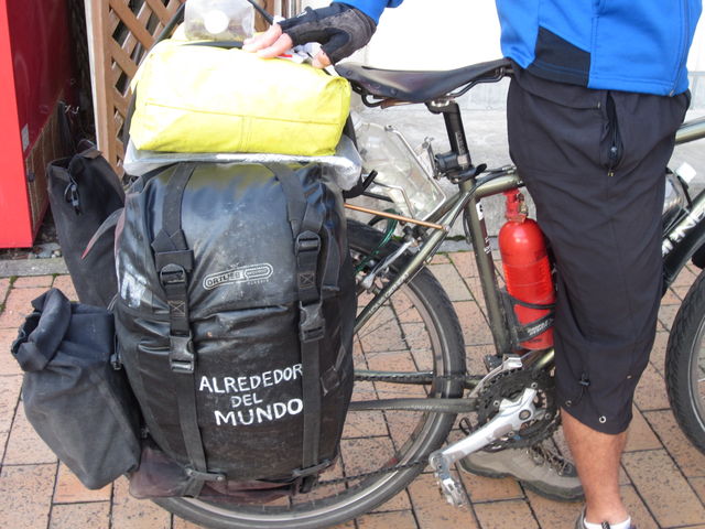 自転車 バック パッカー