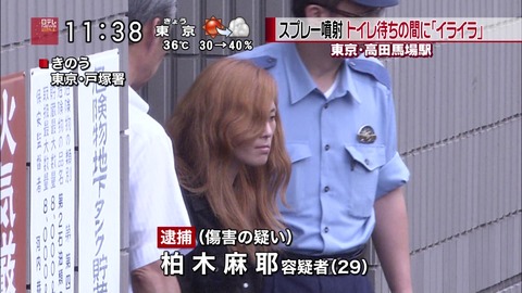 柏木麻耶(まや)容疑者(29)