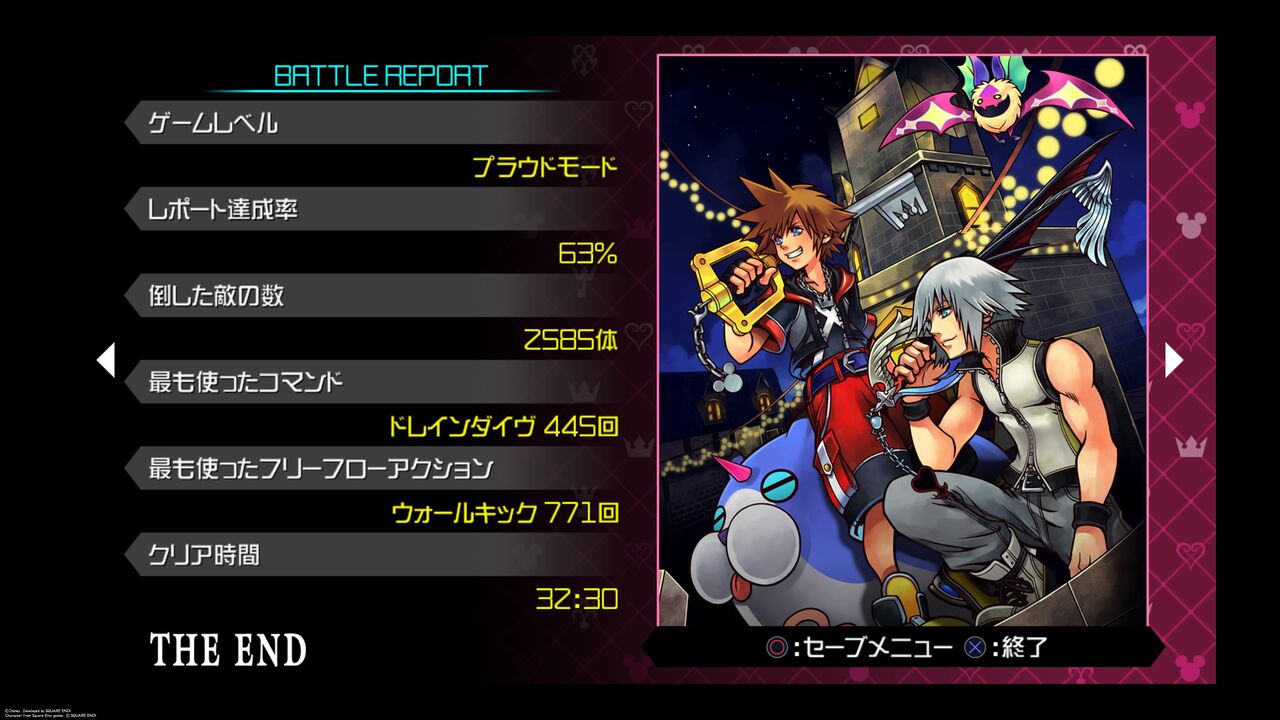 Kh Ddd キングダムハーツドリームドロップディスタンス プラウドモードクリア W びろーんの軌跡