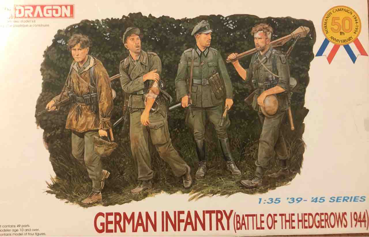 最大84%OFFクーポン ドラゴン 1 35 ドイツ軍歩兵 ヘッジロウ1944 完成