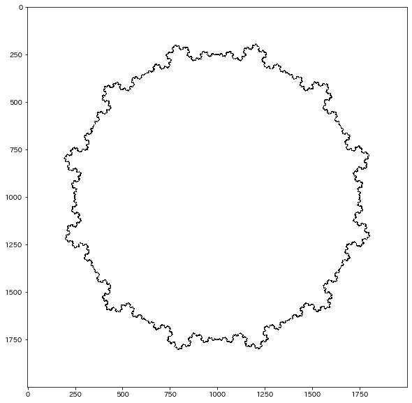 Pythonプログラミング フラクタル図形を作ってみる 乙py先生のプログラミング教室 Pythonプログラミング フラクタル図形を作ってみる 乙py先生のプログラミング教室