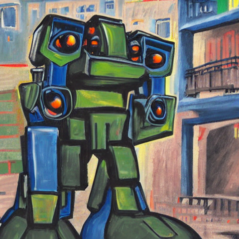 A_mecha_robot_in_a_favela_in_expressionist_style