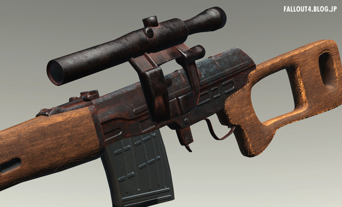 ドラグノフ スナイパーライフルmod Fallout4 情報局