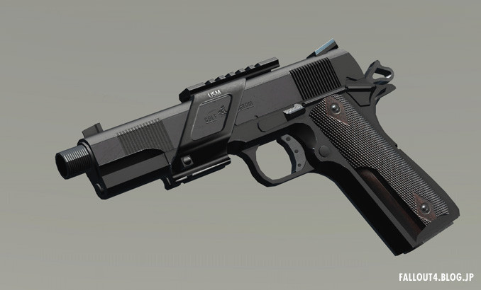 M1911 コルト・ガバメントMOD : Fallout4⚡情報局