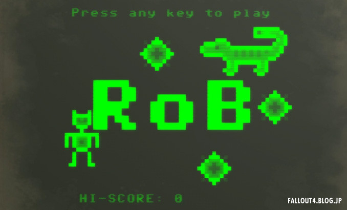 Rob Fallout Fallout4⚡情報局:RoB the Robot minigame