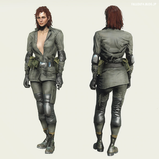 メタルギアソリッド5 スナイパーウルフのコスチュームmod Fallout4 情報局