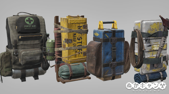 フォールアウト76 バックパックハンガーズ Fallout 76 Backpack Hangers - Evolete | Worldwide