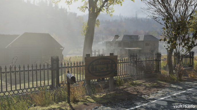 レイクサイド キャビン Lakeside Cabin Fallout 76 サバイバル