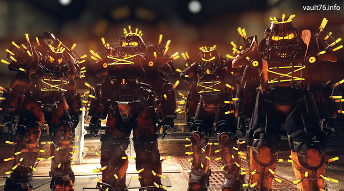 パワーアーマー インフェルノマーク3塗装 ぬかキャン Fallout 76 サバイバルガイド