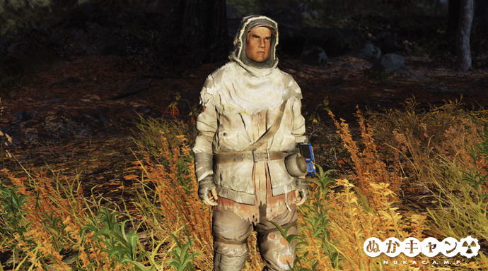 ぼろぼろのフィールドジャケット ぬかキャン Fallout 76 サバイバルガイド