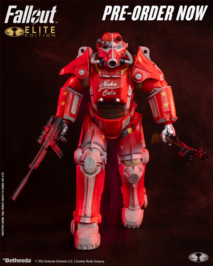 マクファーレントイズ　フォールアウト　パワーアーマー　T-45B ヌカコーラ Fallout】ヌカ・コーラ塗装のT-45Bパワーアーマーがマクファーレン