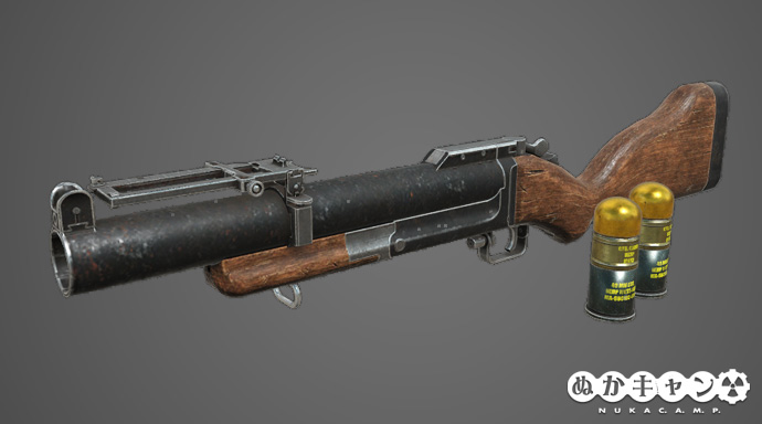 CAW M79 グレネードランチャー 木製ストック ウッドストック スリング付き CAW M79 ソウドオフ ソードオフ SWAD-OFF 40mm モスカート使用