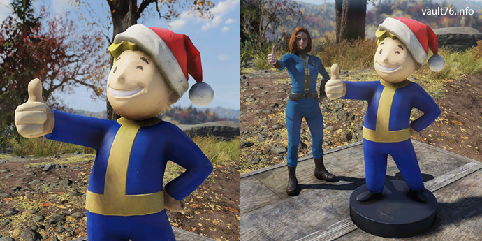 アトミックショップ Vaultボーイサンタ像など18年12月25日追加の新アイテム ぬかキャン Fallout 76 サバイバルガイド