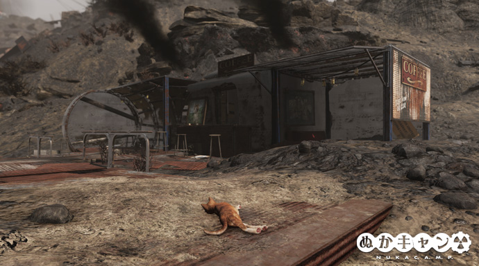 トレインヤード コーヒー 猫カフェ ぬかキャン Fallout 76 サバイバルガイド トレインヤード コーヒー 猫カフェ ぬかキャン Fallout 76 サバイバルガイド