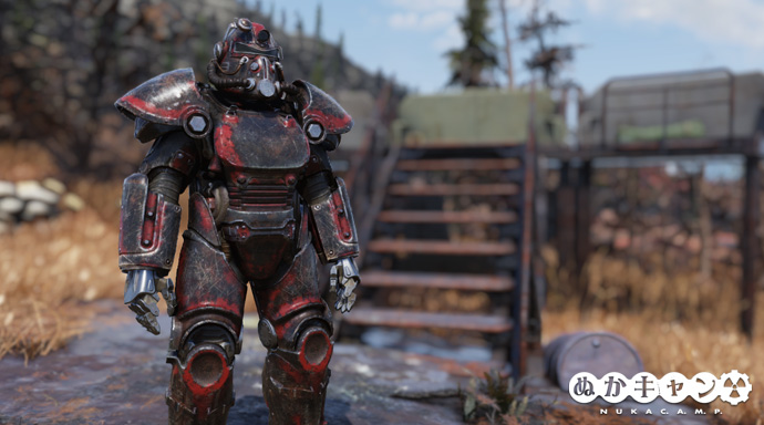 アウトキャスト パワーアーマー塗装 ぬかキャン Fallout 76 サバイバルガイド アウトキャスト パワーアーマー塗装 ぬかキャン Fallout 76 サバイバルガイド