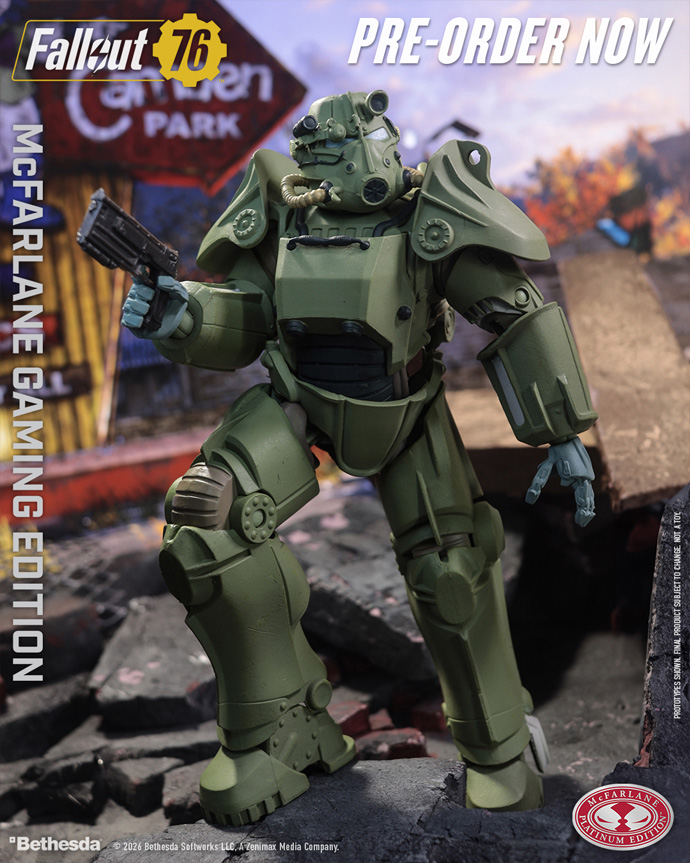 マクファーレントイズの『Fallout』新作フィギュアにジョシュア