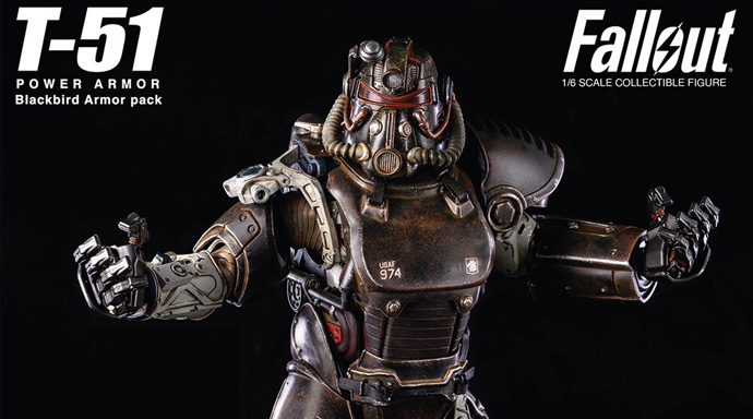 threezeroから「T-51 ブラックバード・アーマー・パック」が発売 