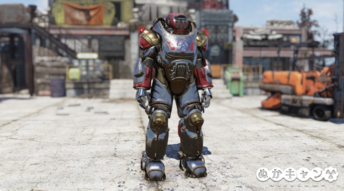 アトミックレンジャー塗装 ぬかキャン Fallout 76 サバイバルガイド