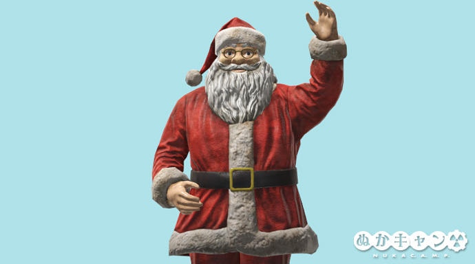 アニマトロニック ウェービングサンタ ぬかキャン Fallout 76 サバイバルガイド