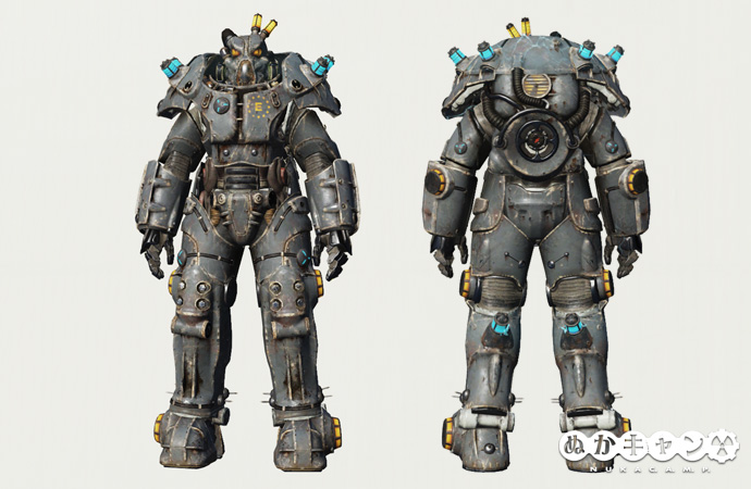 エジソンパワーアーマー塗装 : ぬかキャン：Fallout 76 サバイバルガイド