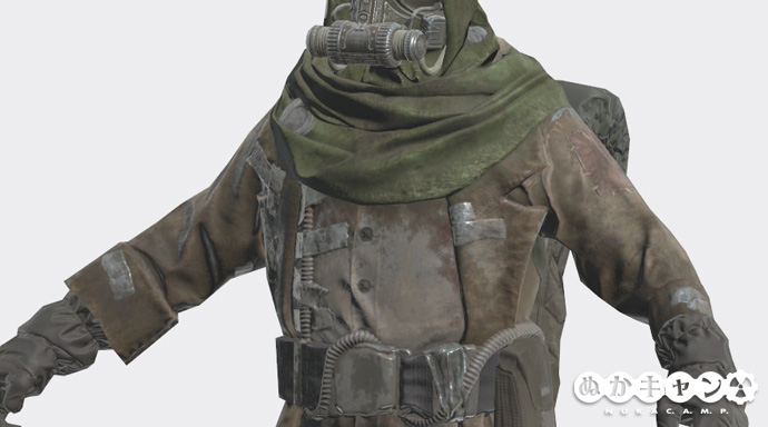 レザーコート 旅行用レザーコート ぬかキャン Fallout 76 サバイバルガイド