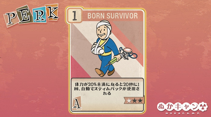 Fallout 76 Born Survivor Agility Fallout 76 サバイバルガイド ぬかキャン Fallout 76 Born Survivor Agility Fallout 76 サバイバルガイド ぬかキャン
