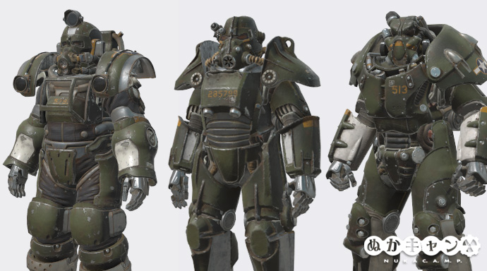 米陸軍パワーアーマー塗装 ぬかキャン Fallout 76 サバイバルガイド 米陸軍パワーアーマー塗装 ぬかキャン Fallout 76 サバイバルガイド