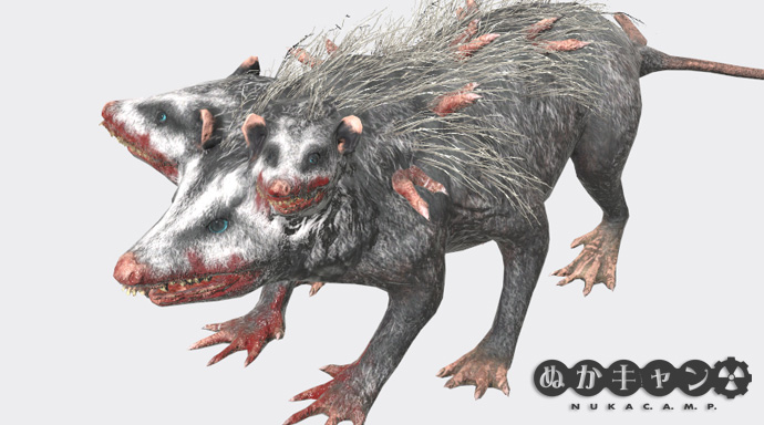 オポッサム Opossum ぬかキャン Fallout 76 サバイバルガイド オポッサム Opossum ぬかキャン Fallout 76 サバイバルガイド