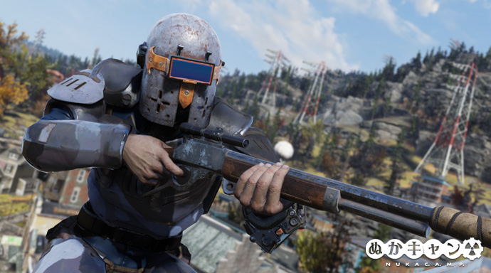 グラディエーターマスク ぬかキャン Fallout 76 サバイバルガイド