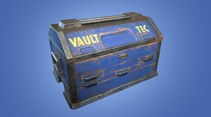 Vault-Tecツール収納箱 : ぬかキャン：Fallout 76 サバイバルガイド