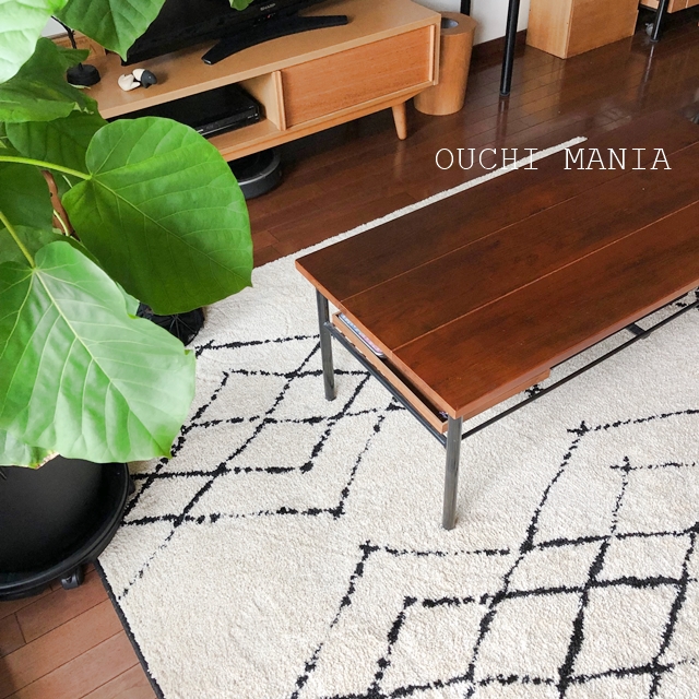 ハイマヤ ラグ unico ウニコ ホワイト ブラック カーペット unico - 【新品】unico（ウニコ） ラグ 140×200 HIMAYA(ハイマヤ