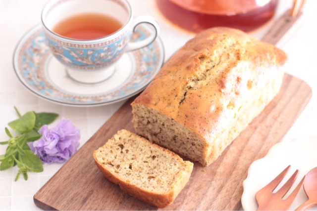 砂糖不使用 ホットケーキミックスで作る 紅茶バナナケーキ おうちdeごはん ときどきおやつ