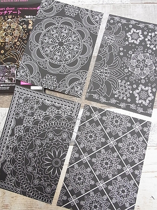 おうち時間にダイソーのスクラッチアート 百円日和 Powered By ライブドアブログ