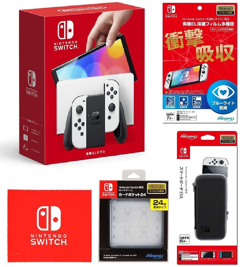 Amazonで予約開始 Nintendo Switch 有機elモデル Joy Con L R ホワイト 任天堂ライセンス商品 Nintendo Switch 有機elモデル 専用有機el保護フィルム 多機能など プレミアの王道 Amazonで予約開始 Nintendo Switch 有機elモデル Joy Con L R ホワイト 任天堂ライセンス商品 Nintendo Switch 有機elモデル 専用有機el保護フィルム 多機能など プレミアの王道