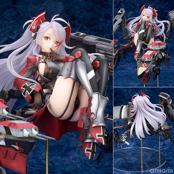 駿河屋5 オフで販売再開中 アズールレーン プリンツ オイゲン 1 7 完成品フィギュア アルター ネット品薄状態 プレミアの王道