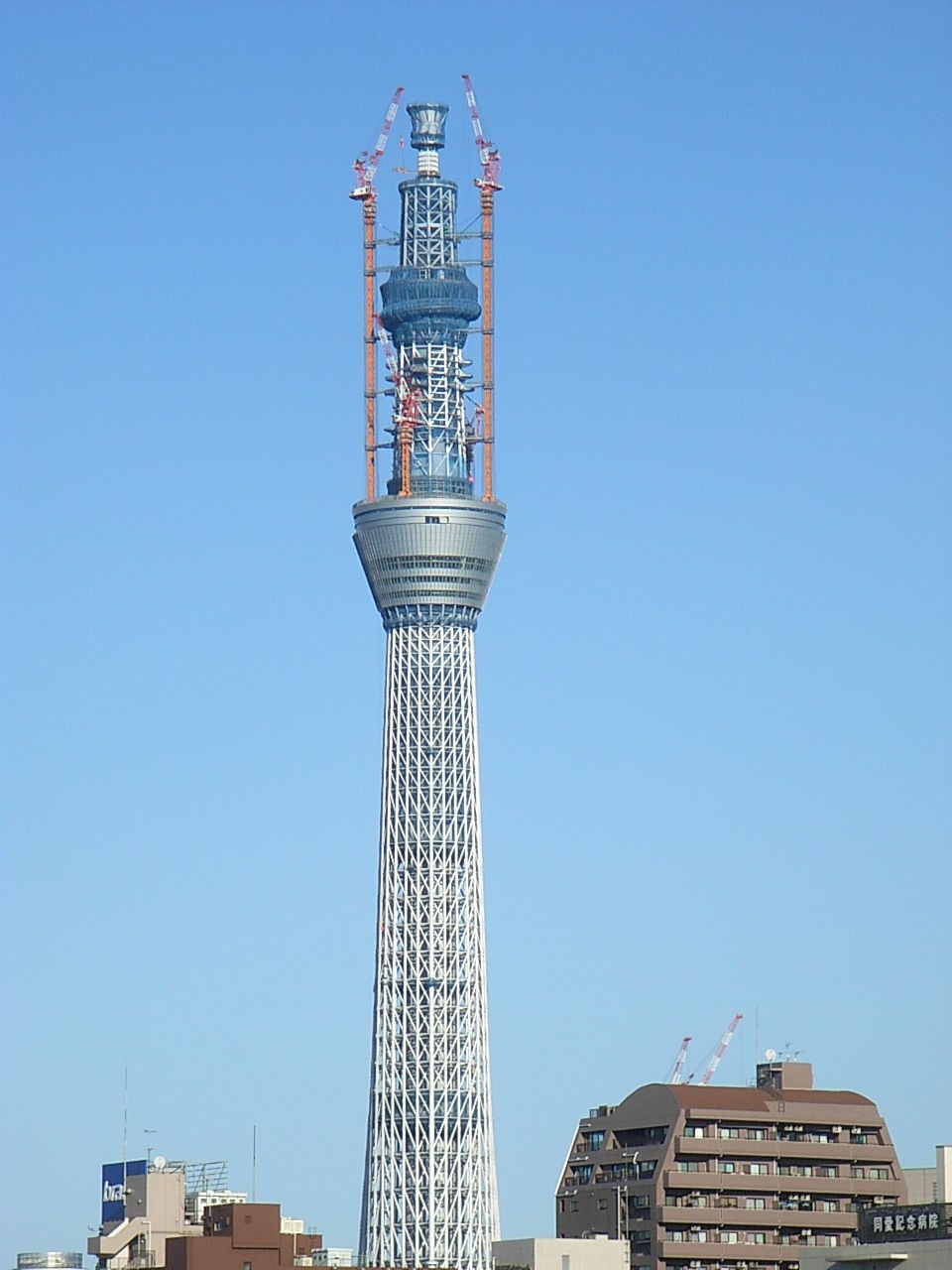 東京スカイツリー 14 は529メートルに 浅草橋 隅田川の向こう岸から いつでも どこでも あなたの目に