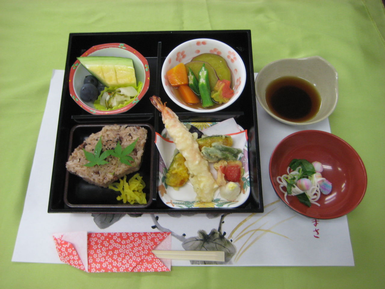 敬老会お祝い膳 桜花苑のお食事