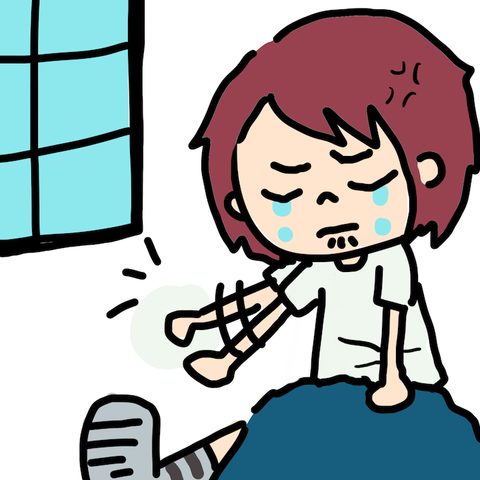 立て膝できる2
