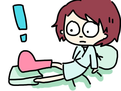 手術後の足