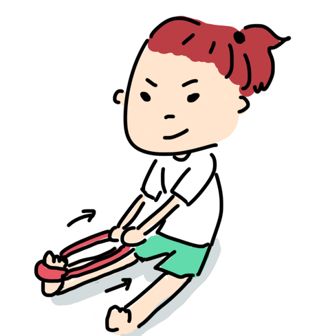 ゴムでエクササイズ2