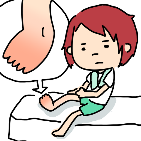 むくみパンパン