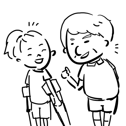 おじいちゃんに抜かされる