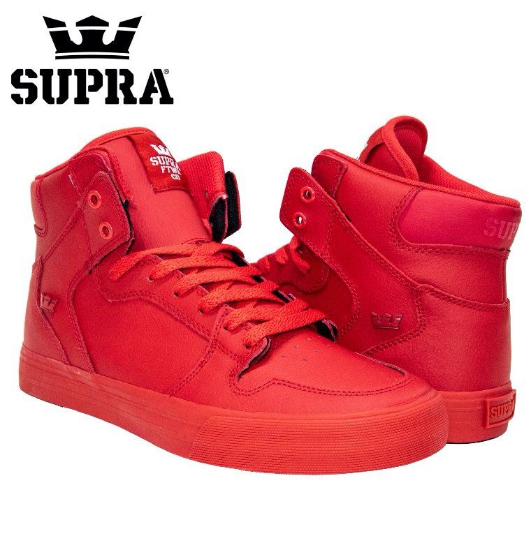 SUPRA【スープラ】 赤のスニーカー キッズ19cm-