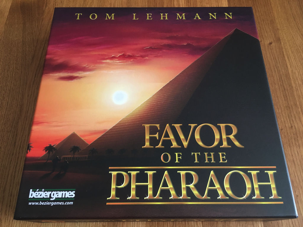 ファラオの寵愛 ファラオの恩恵 Favor Of The Pharaoh ボドゲなチラ裏