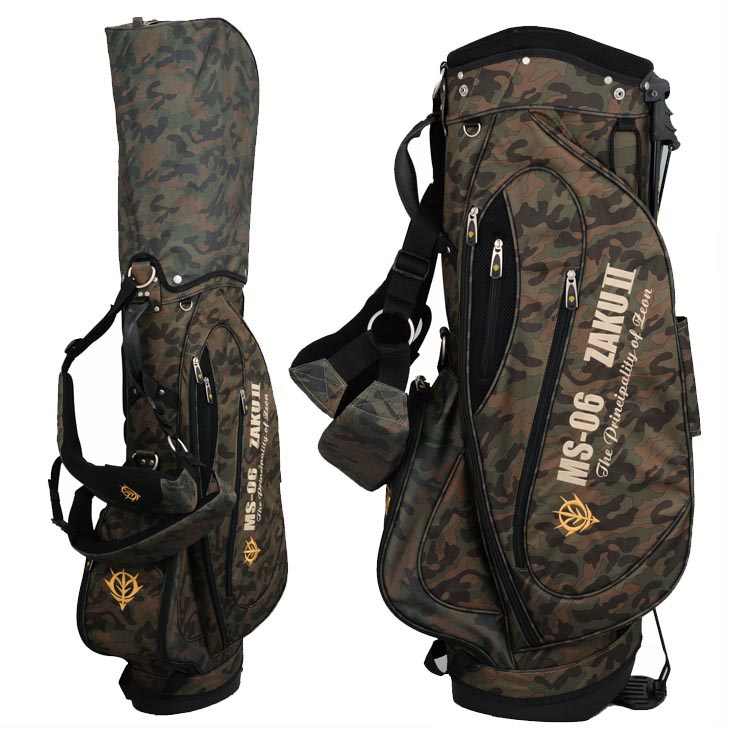 【希少.限定品】機動戦士ガンダム　ジオン軍　量産型ザク スタンド　キャディバッグ 量産型ザク スタンドキャディバッグ MS-06ZAKU Ⅱ 希少.限定品】【送料